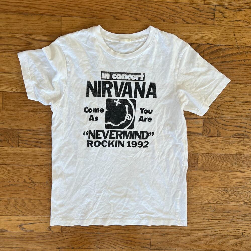 Vintage mens nirvana t shirt